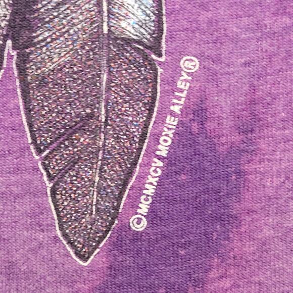 Vintage 1995 Native-American Bald-Eagle Shirt M/L 21x28 USA - Picture 2 of 15